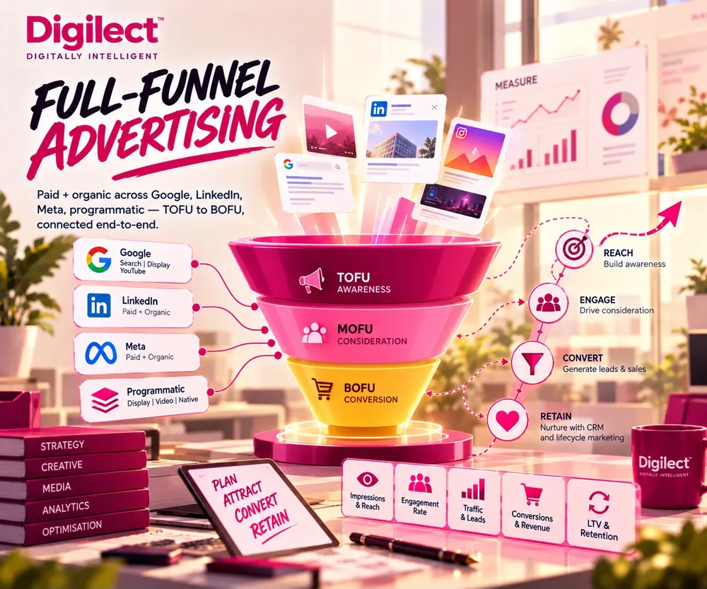 Full-Funnel Advertising illustration