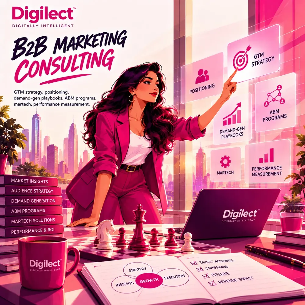 B2B Marketing Consulting illustration