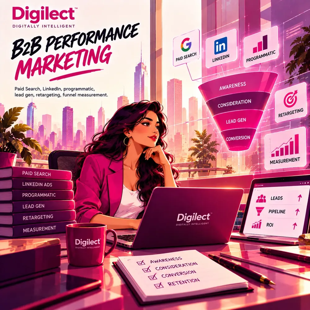 B2B Performance Marketing illustration