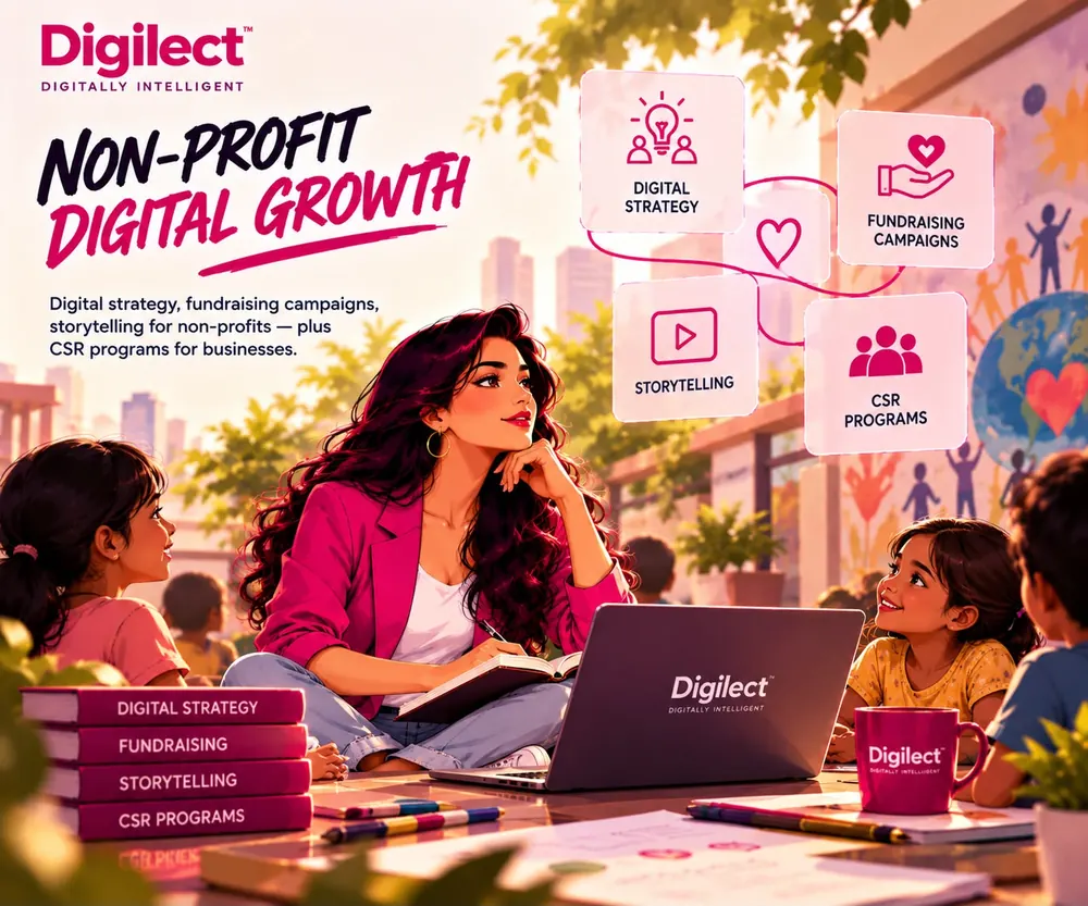 Non-Profit Digital Growth illustration